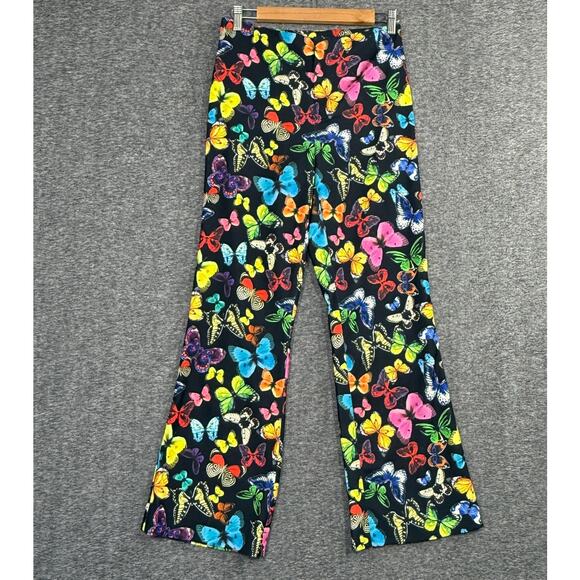 Alice + Olivia Pants - Alice + Olivia Teeny Butterfly Multicolored Fit And Flare Bootcut Pant Size 6